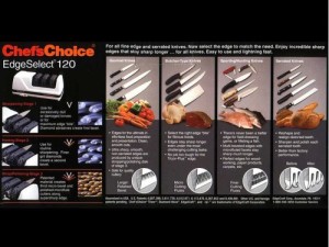 Электрическая точилка для ножей Chef's Choice CC-120W (белая)