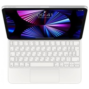 Клавиатура Apple Magic Keyboard для iPad Pro 11 2020-2022 белая, русская раскладка