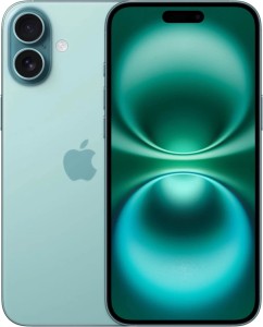 Смартфон Apple iPhone 16 128 ГБ Бирюзовый (nano SIM+eSIM)