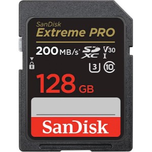 Карта Памяти SanDisk 128GB Extreme Pro 200MB/s U3 V30 UHD 4K