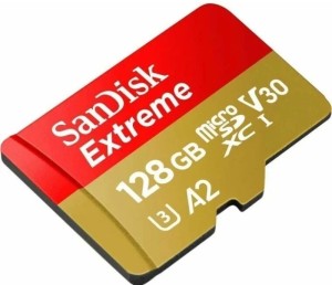 Карта памяти MicroSD 128Гб SanDisk Extreme (SDSQXAA-128G-GN6MN)