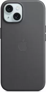 Чехол Apple MagSafe FineWoven для iPhone 15 plus Черный - MT423