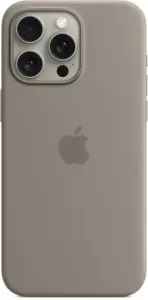 Чехол Apple MagSafe для iPhone 15 Pro Силикон платиново-серый - MT1E3