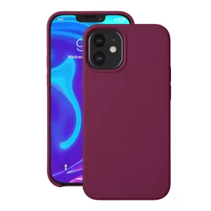 Чехол Deppa Liquid Silicone Case Burgundy (87787) для Apple iPhone 12 mini