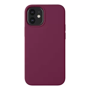 Чехол Deppa Liquid Silicone Case Burgundy (87787) для Apple iPhone 12 mini