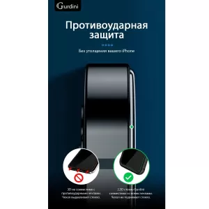 Защитное стекло Gurdini 2.5D Full Cover Glass для iPhone 13/13 Pro/14/16e/17e