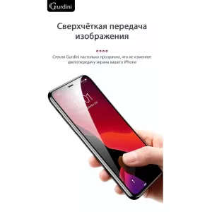 Защитное стекло Gurdini 2.5D Full Cover Glass для iPhone Xr/11