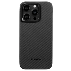 Чехол Pitaka MagEZ Case 4 для iPhone 15 Pro (6.1) Black/Grey Twill