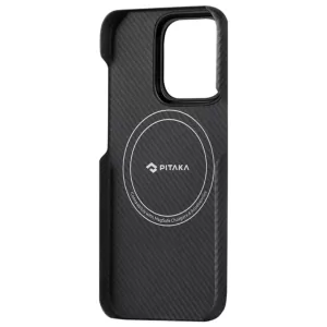 Чехол Pitaka MagEZ Case 4 для iPhone 15 Pro (6.1) Black/Grey Twill