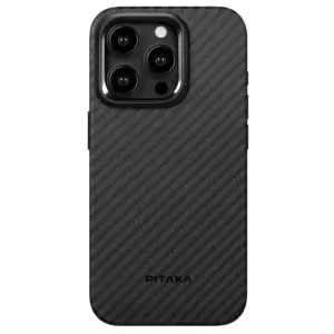 Чехол Pitaka MagEZ Case Pro 4 для iPhone 15 Pro (6.1) Black/Grey Twill