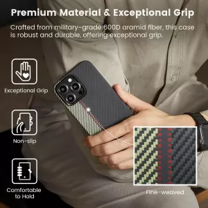 Чехол Pitaka MagEZ Case 4 для iPhone 15 Pro Max (6.7) Overture