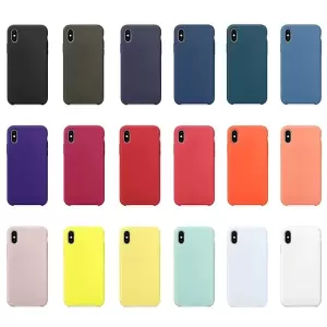 Накладка силикон Silicone Case для iPhone Xs Max Pink Sand