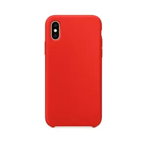 Накладка силикон Silicone Case для iPhone Xs Max Red