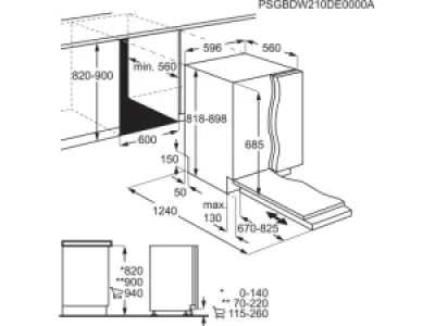 Встраиваемая посудомоечная машина Electrolux EEG68600W