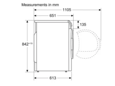 Сушильная машина Bosch Serie 8 WQB245B0ME белый