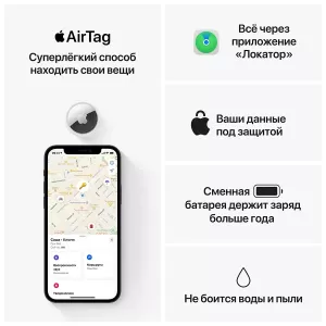 Трекер Apple AirTag комплект из 4 штук