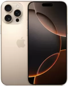 Apple iPhone 16 Pro 256 ГБ, Dual: nano SIM + eSIM, пустынный титан