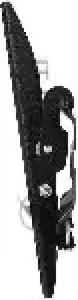Кронштейн для телевизора Hama 00220806 черный 19"-48" макс.25кг настенный наклон