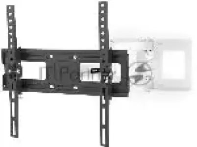 Кронштейн для телевизора Hama 00220856 черный 32"-65" макс.35кг настенный поворотно-выдвижной и наклонный