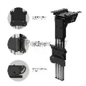 Потолочный кронштейн ONKRON CR1S для телевизора 10”- 40" складывающийся черный