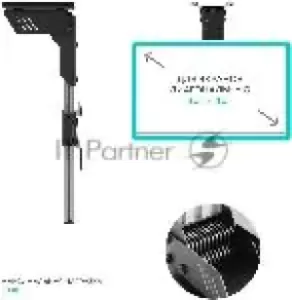 Потолочный кронштейн ONKRON CR1S для телевизора 10”- 40" складывающийся черный