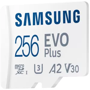 Карта памяти Samsung EVO Plus 256GB MicroSDXC Class 10/UHS-I U3 (MB-MC256SA)