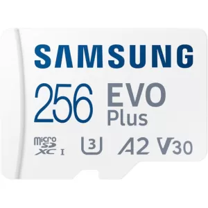 Карта памяти Samsung EVO Plus 256GB MicroSDXC Class 10/UHS-I U3 (MB-MC256SA)