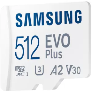 Карта памяти Samsung EVO Plus 512GB MicroSDXC Class 10/UHS-I U3 (MB-MC512SA)