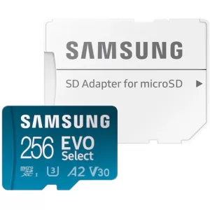 Карта памяти Samsung EVO Plus 256GB MicroSDXC Class 10/UHS-I U3 (MB-ME256KA)