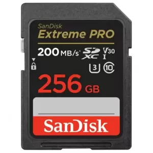 Карта памяти SanDisk SDXC Extreme Pro 256GB UHS-I V30 U3 200/140 MB/s