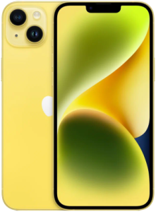 Смартфон Apple iPhone 14 Plus 128 ГБ, Dual: nano SIM + eSIM, желтый