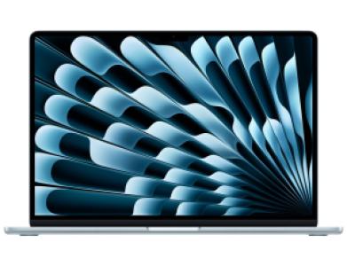 15.3" Ноутбук Apple MacBook Air 15 2025 M4/24/512 ГБ SSD, MC7D4, Sky Blue («небесно-голубой»), рус. гравировка