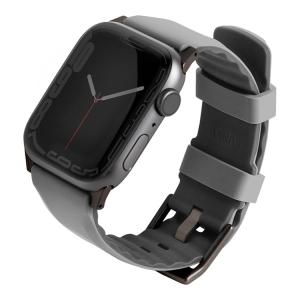 Ремешок Uniq для Apple Watch 49/45/44/42 мм Linus Airosoft silicone strap Серый