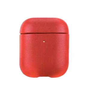Чехол K-DOO Leather Case Lux Craft+ для Airpods 1/2, Красный