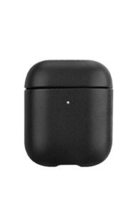 Чехол K-DOO Leather Case Lux Craft+ для Airpods 1/2, Черный