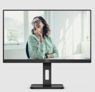 Монитор AOC 27" Q27P3CV, 16:9, IPS, QHD, 4ms, 350cd, 75Hz, HDMI, DP in, DP out, USB, USB-C, LAN, SPK, HAS