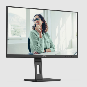 Монитор AOC 27" Q27P3CV, 16:9, IPS, QHD, 4ms, 350cd, 75Hz, HDMI, DP in, DP out, USB, USB-C, LAN, SPK, HAS