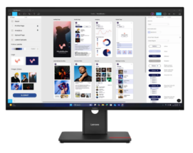 Монитор Lenovo 31.5" T32UD-40, 16:9, IPS, UHD, 4ms, 350cd, 60Hz, HDMI, DP, USB, USB-C, LAN, HAS