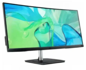 Монитор Acer 34'' CB343CURDbemiiphcuzx Curved 3800R, 21:9, IPS, UWQHD, 4ms, 300cd, 60Hz, HDMI, DP, USB, USB-C, LAN, SPK, CAM, HAS