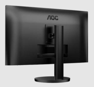 Монитор AOC 27" U27B3AF, 16:9, IPS, UHD, 4ms, 350cd, 60Hz, HDMI, DP, SPK, HAS
