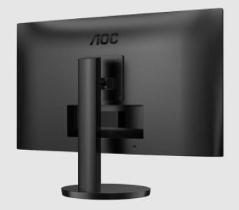 Монитор AOC 27" U27B3AF, 16:9, IPS, UHD, 4ms, 350cd, 60Hz, HDMI, DP, SPK, HAS
