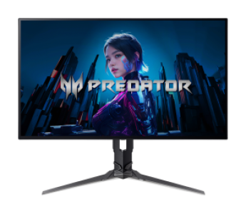 Монитор Acer Predator 26,5'' X27UF3bmiipruzx, 16:9, OLED, QHD, 0,01/0,03ms, 275cd, 480Hz, HDMI, DP, USB, USB-C, SPK, HAS