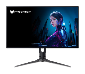 Монитор Acer Predator 26,5'' X27UF3bmiipruzx, 16:9, OLED, QHD, 0,01/0,03ms, 275cd, 480Hz, HDMI, DP, USB, USB-C, SPK, HAS