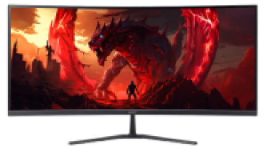 Монитор Acer 34'' ED340CURW0biip 34'' 1500R, 21:9, VA, UWQHD, 1/5ms, 250cd, 240Hz, HDMI, DP