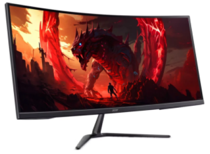 Монитор Acer 34'' ED340CURW0biip 34'' 1500R, 21:9, VA, UWQHD, 1/5ms, 250cd, 240Hz, HDMI, DP