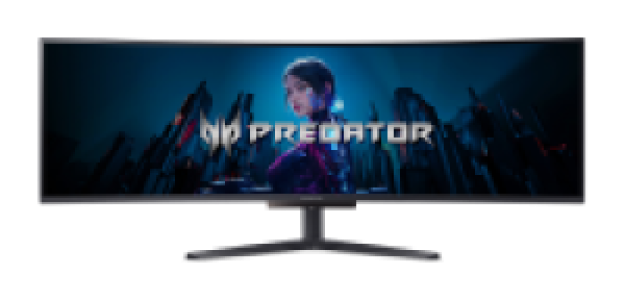 Монитор Acer Predator 49'' X49Xbmipphuzx 1800R, 32:9, QD-OLED, DQHD, 0,03ms, 250cd, 240Hz, HDMI, 2xDP, USB, USB-C, SPK, HAS