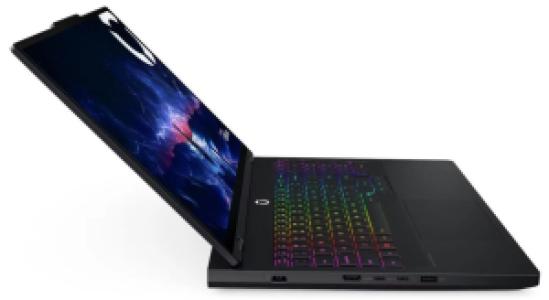 Ноутбук Lenovo Legion Pro 5 16IAX10/16" WQXGA OLED 2560x1600/Intel Core Ultra 7 255HX/16 Gb/1 Tb SSD/nVidia GeForce RTX 5070 8GB/Windows 11 Home/черный/2.43 кг