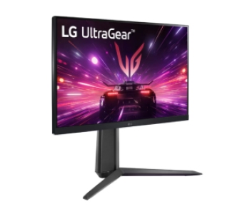 Монитор LG 23,8" 24GS65F-B, 16:9, IPS, FHD, 1ms, 300cd, 180Hz, HDMI, DP, HAS
