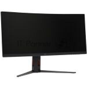 Монитор 34" AOC CU34G4 VA 3440x1440, 180 Гц, 0.5 мс, 21:9, 300 кд/м?, HDMI 2.0, DP 1.4, 3.5 Jack, HDR10, FreeSync Premium, Adaptive-Sync, изогнутый экран (1500R), черный/красный
