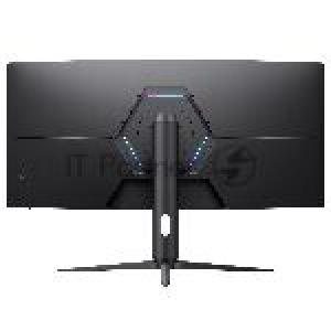 Монитор Hisense/ 34"/3440x1440, изогнутый, VA/ELED, 21:9, матовое/антибликовое, 240Гц, время отклика 1мс, 320кд/м2, 3000:1, встроенные колонки 2*3Вт, HDR 400, DisplayPort, HDMIх2, разъем для наушников 3.5мм, rotatable lifting